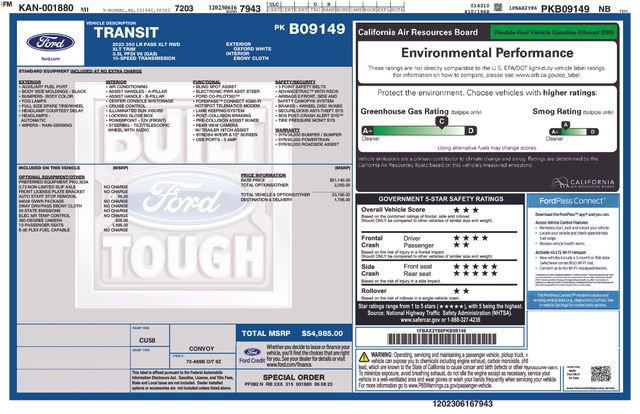 Used 2023 Ford Transit 350 XLT image 6