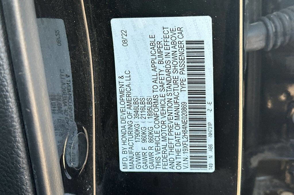 Used 2022 Honda Civic Sport image 28