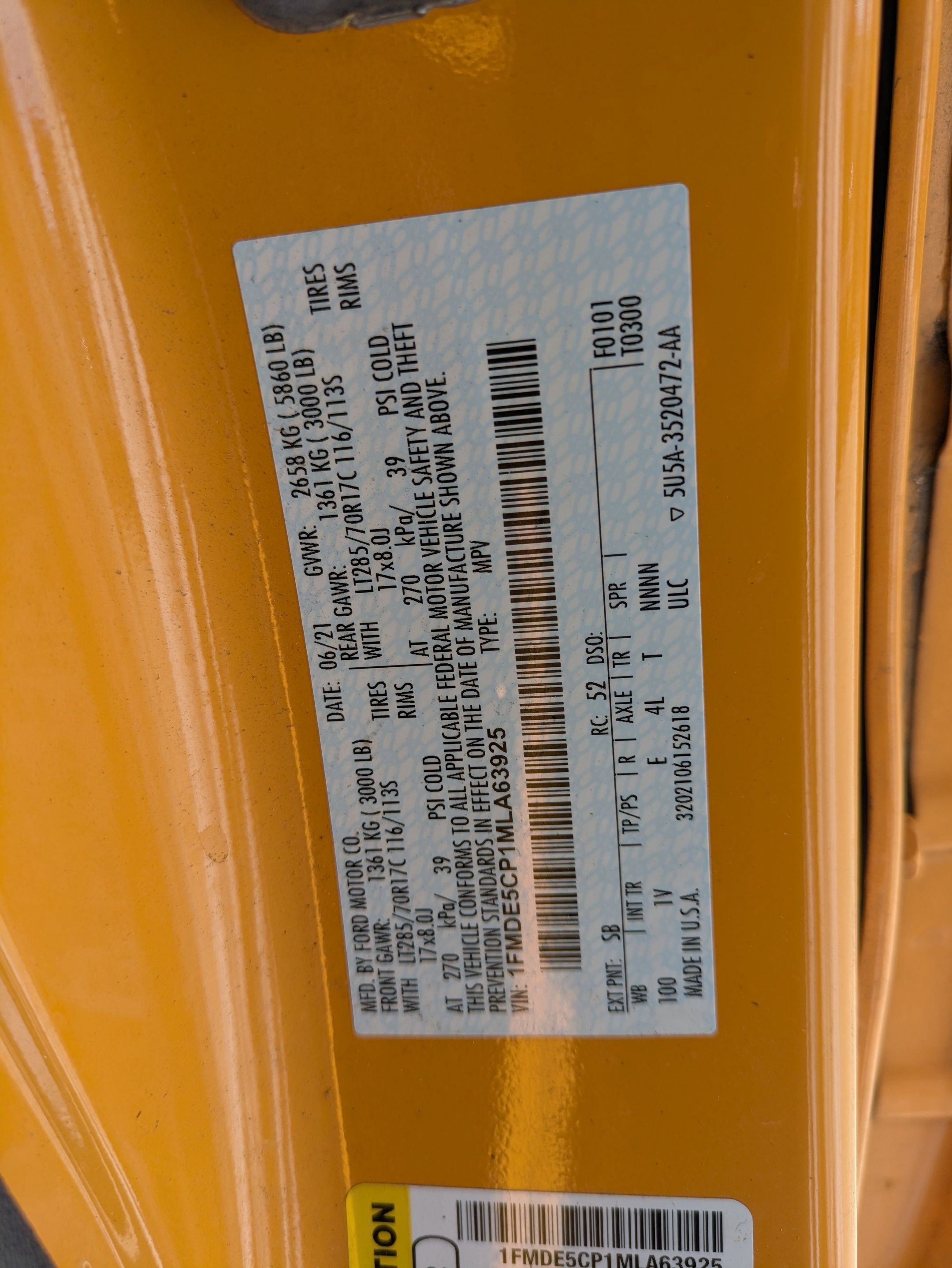 Used 2021 Ford Bronco Badlands image 34