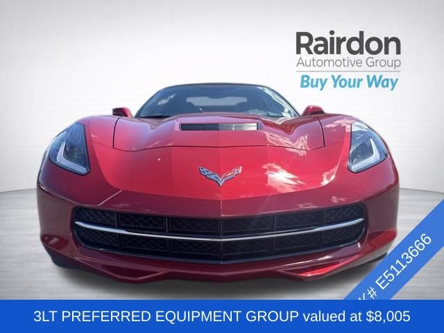 Used 2014 Chevrolet Corvette Stingray Convertible w/ 3LT Preferred Equipment Group RWD image 2
