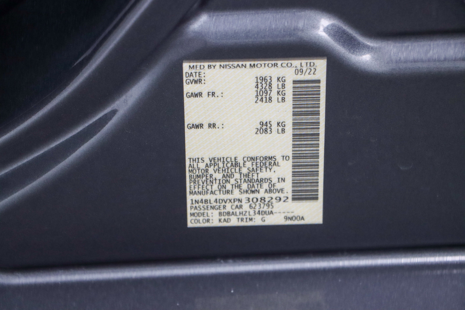 Used 2023 Nissan Altima 2.5 SV image 30