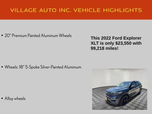 Used 2022 Ford Explorer XLT w/ Equipment Group 202A AWD/4WD image 28