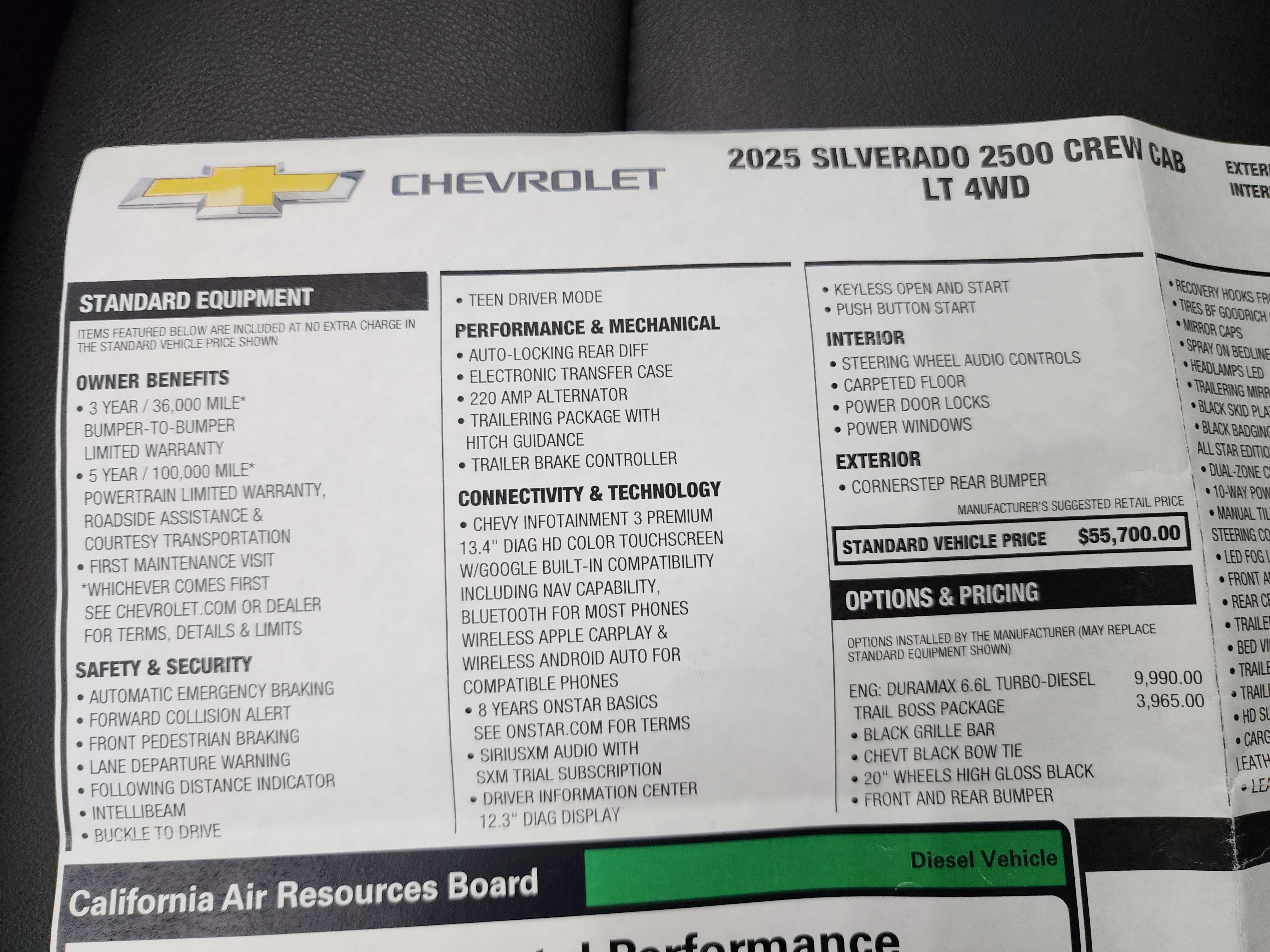 Used 2025 Chevrolet Silverado 2500 LT w/ Trail Boss Package AWD/4WD image 51
