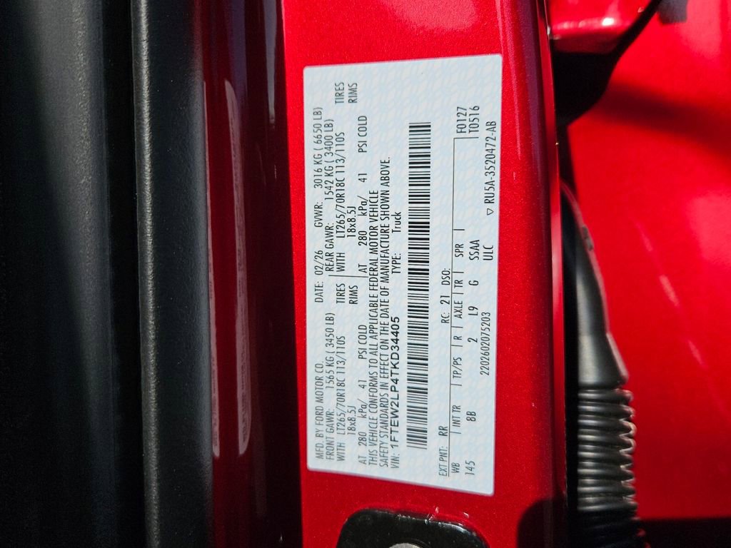 New 2026 Ford F150 STX w/ Equipment Group 201A FX4 AWD/4WD image 18