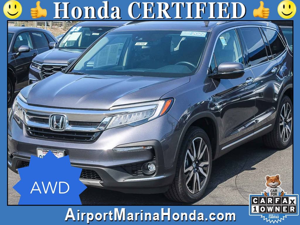 Certified 2022 Honda Pilot Elite image 5