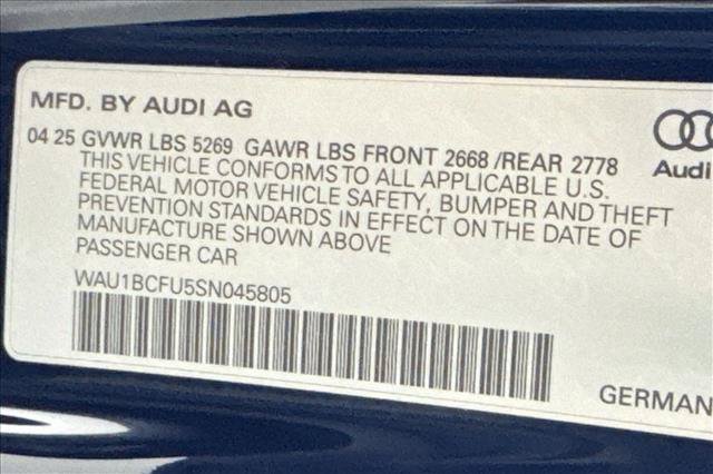 Used 2025 Audi A5 2.0T Premium AWD/4WD image 28