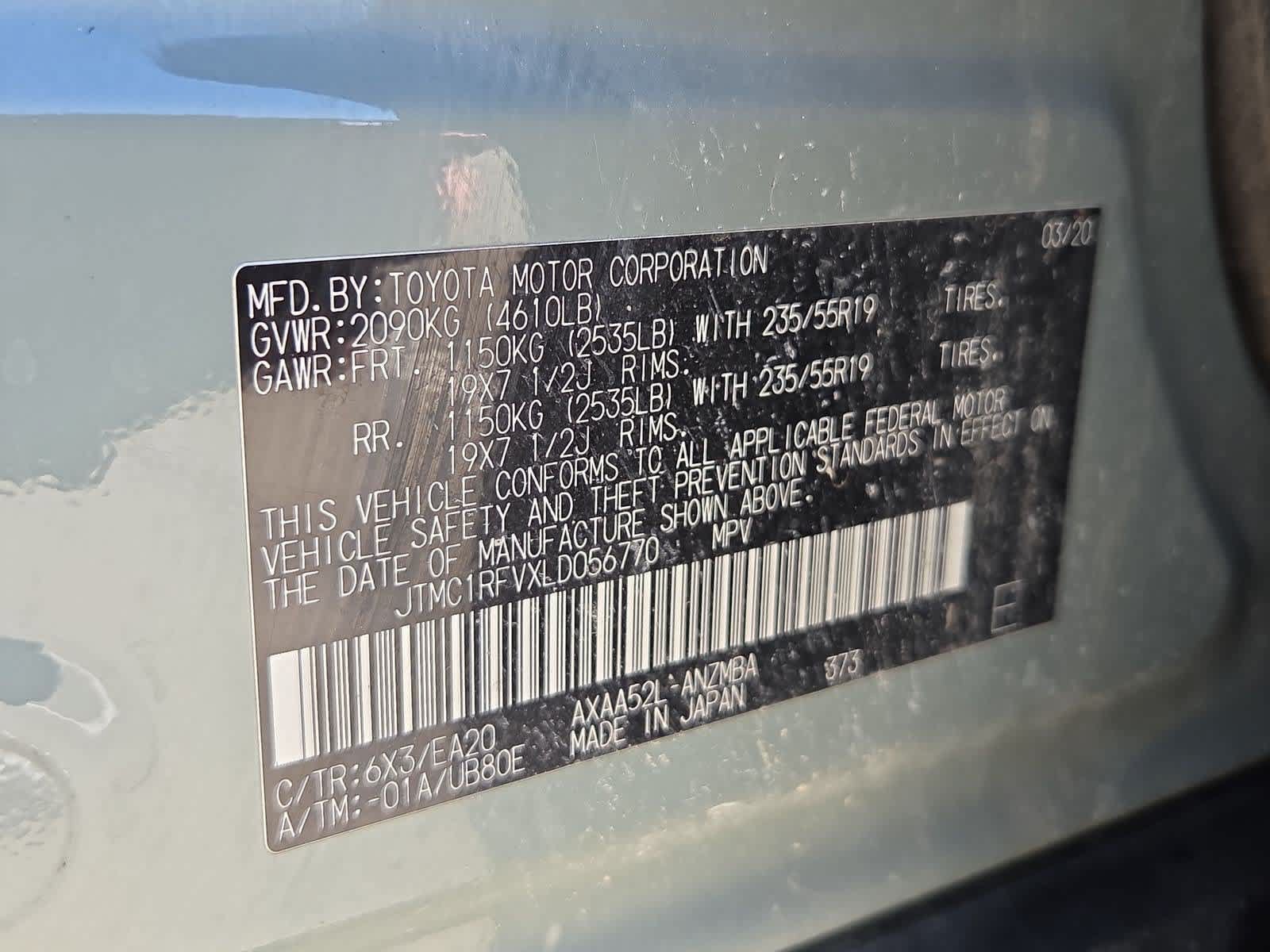 Used 2020 Toyota RAV4 XLE Premium FWD image 33