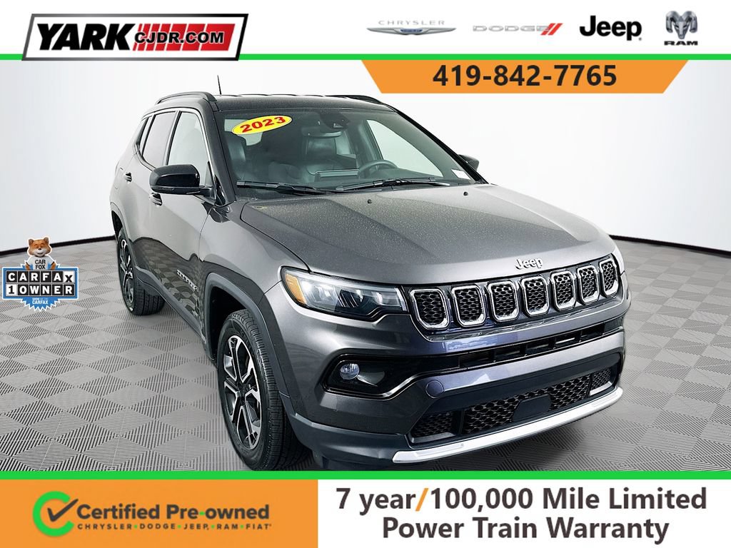Certified 2023 Jeep Compass Limited AWD/4WD image 1