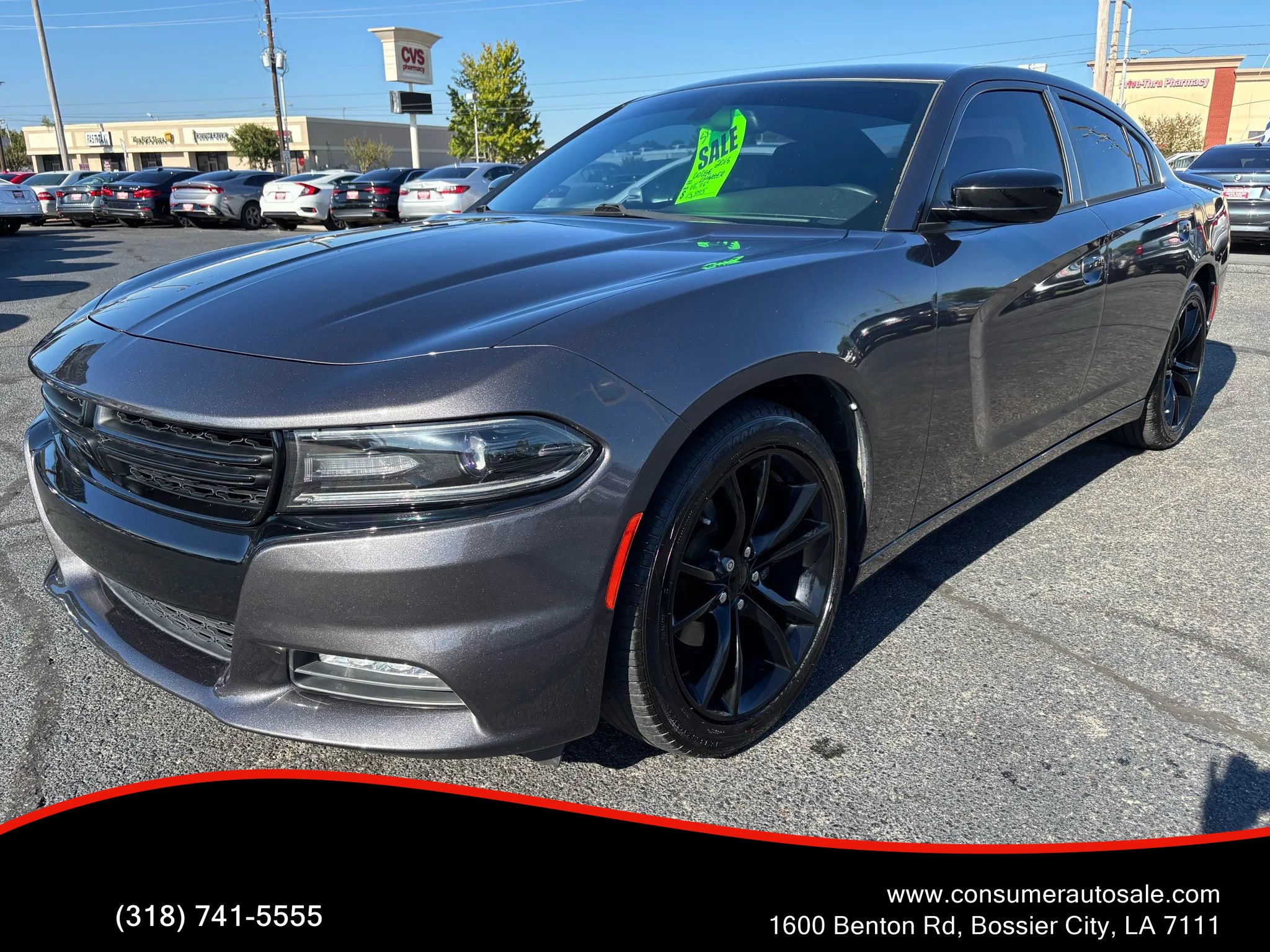 Used 2016 Dodge Charger SXT w/ Blacktop Package