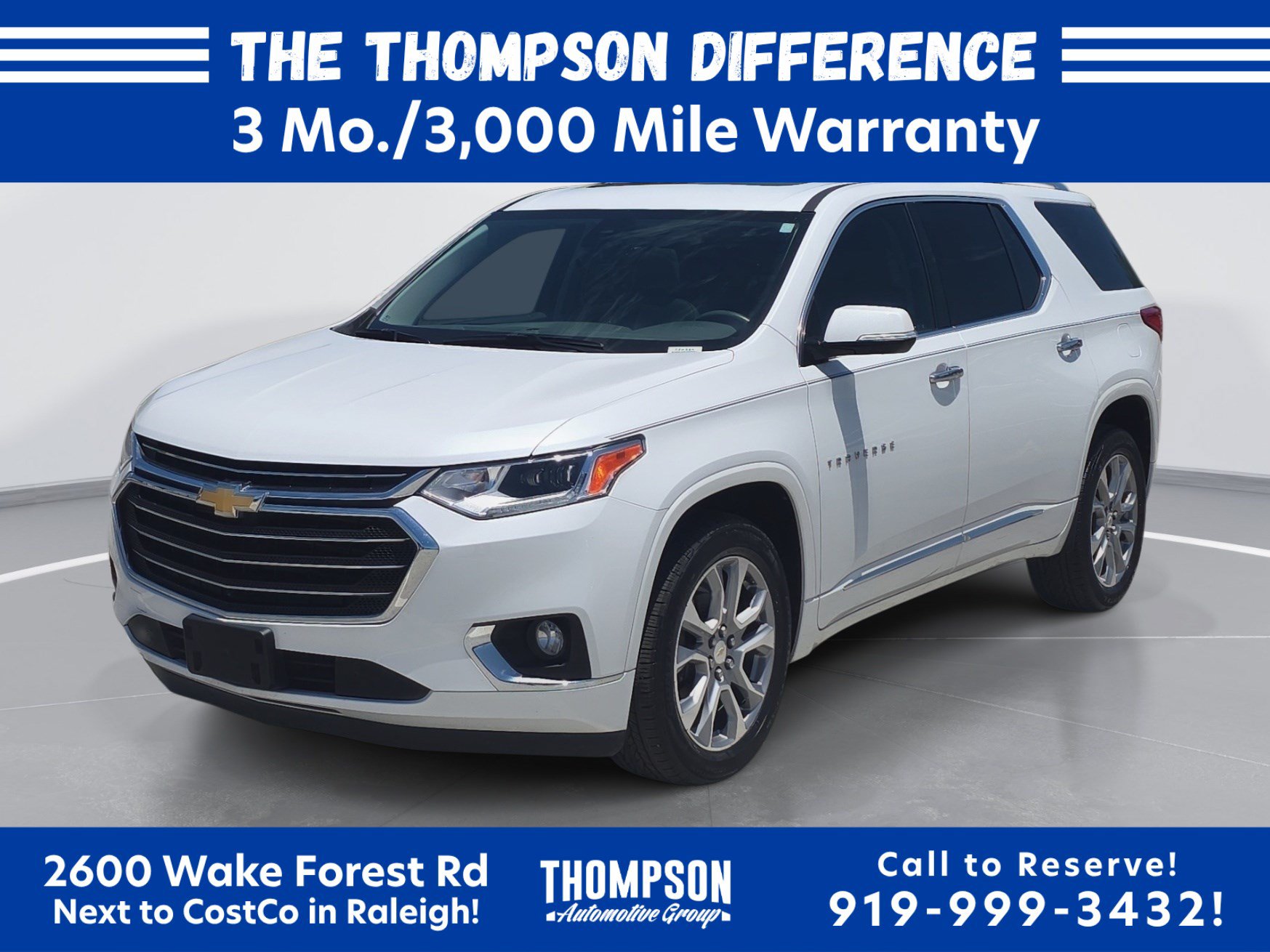 Used 2019 Chevrolet Traverse Premier w/ Driver Confidence II Package FWD image 7