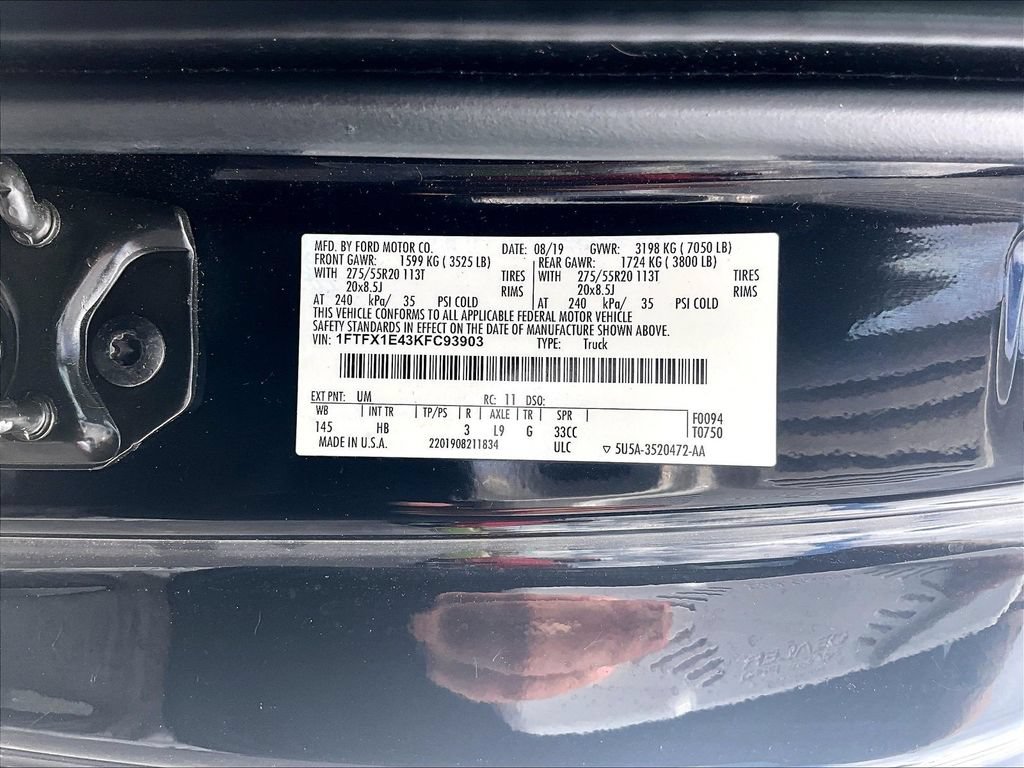 Used 2019 Ford F150 Lariat w/ Equipment Group 502A Luxury AWD/4WD image 5