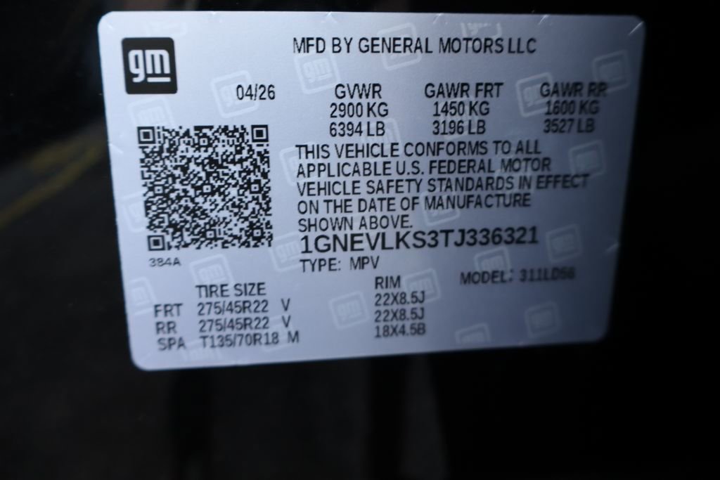 New 2026 Chevrolet Traverse RS AWD/4WD image 59