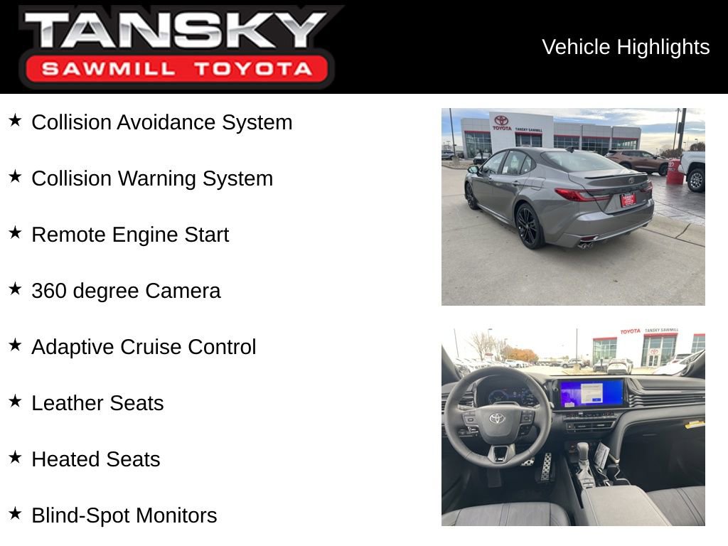 New 2026 Toyota Camry XSE image 9