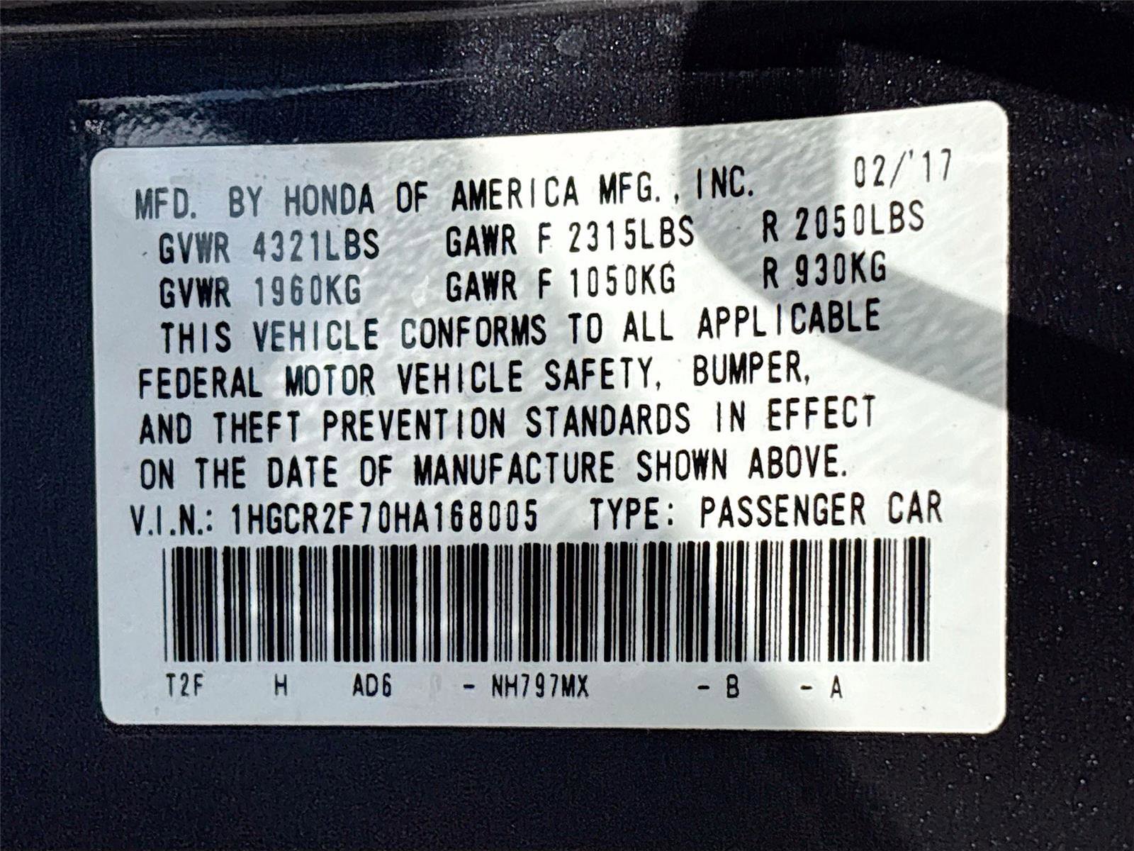 Used 2017 Honda Accord EX image 36