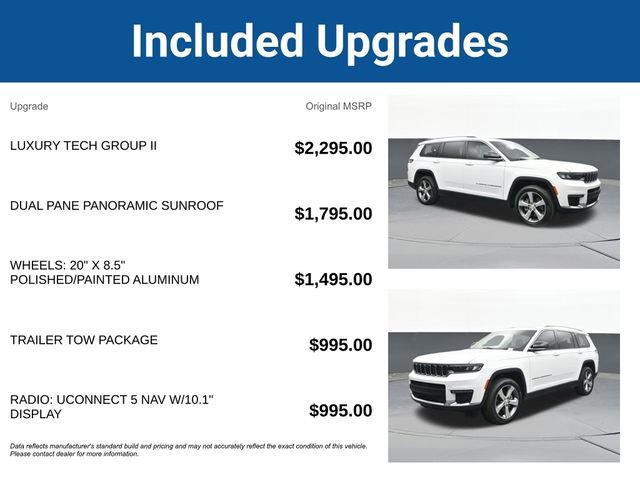 Used 2021 Jeep Grand Cherokee L Limited w/ Luxury Tech Group II image 4