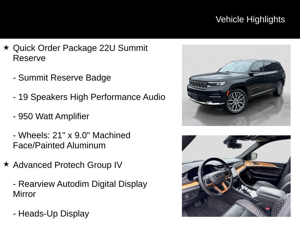 Used 2021 Jeep Grand Cherokee L Summit AWD/4WD image 11