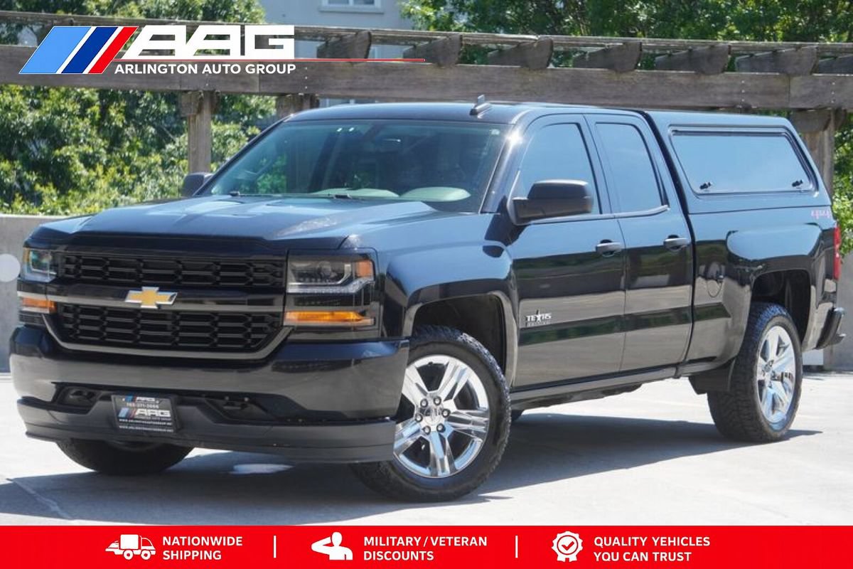 Used 2018 Chevrolet Silverado 1500 Custom w/ Texas Edition AWD/4WD image 1
