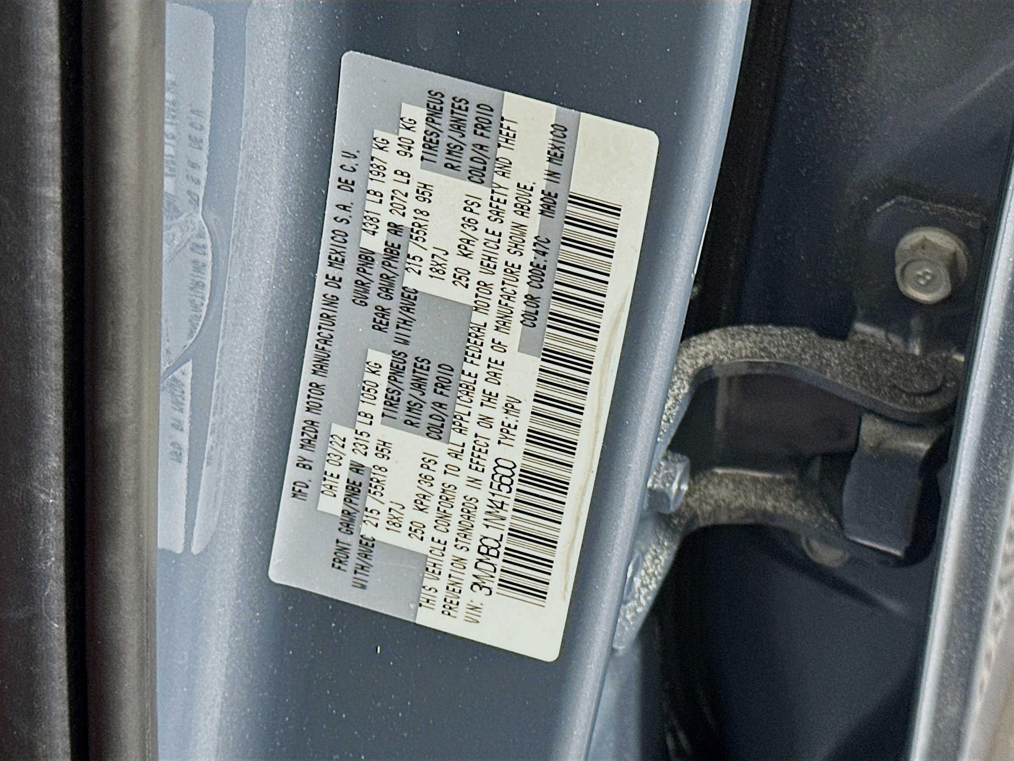 Used 2022 MAZDA CX-30 AWD 2.5 S w/ Preferred Package image 12