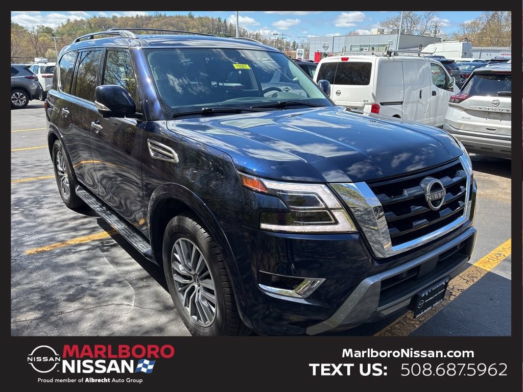 Certified 2023 Nissan Armada SL w/ Captain's Chairs Package AWD/4WD image 1