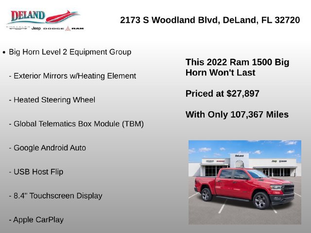 Used 2022 RAM 1500 Big Horn w/ Built-to-serve Edition AWD/4WD image 29