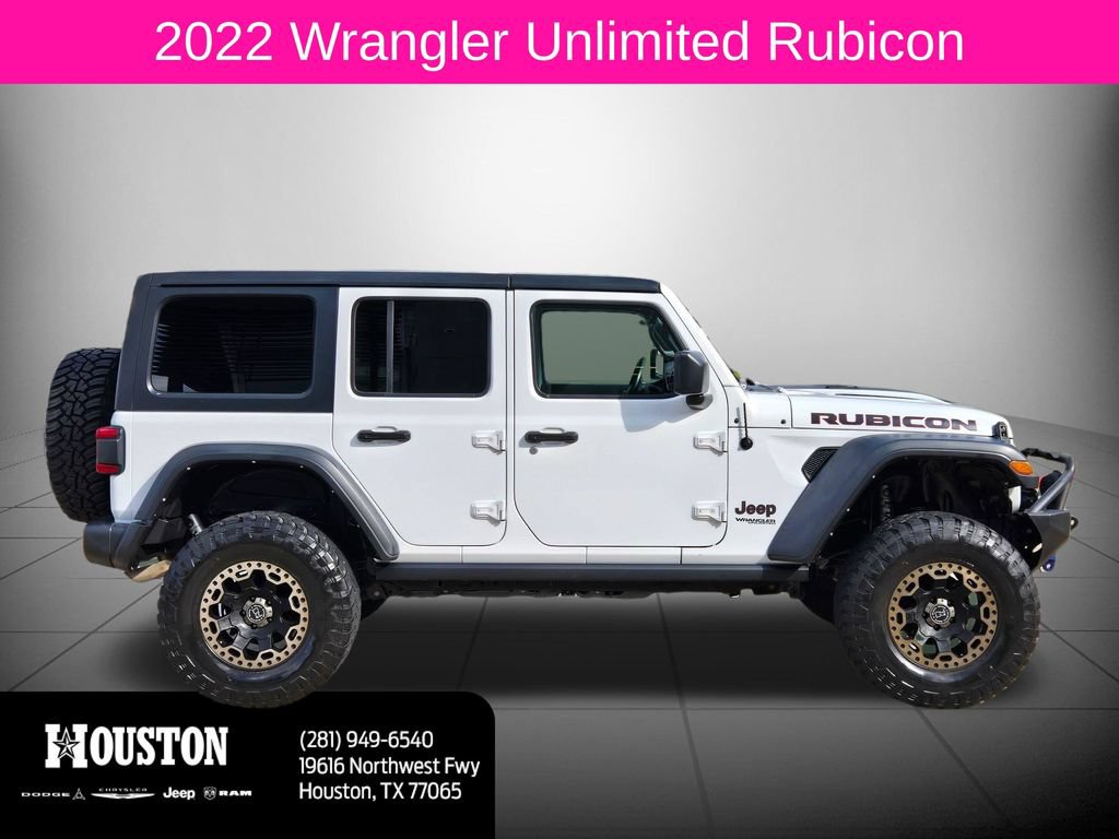 Used 2022 Jeep Wrangler Unlimited Rubicon w/ LED Lighting Group AWD/4WD image 2
