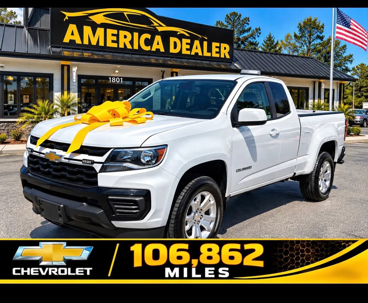 Used 2021 Chevrolet Colorado LT w/ Fleet Safety Package RWD image 1