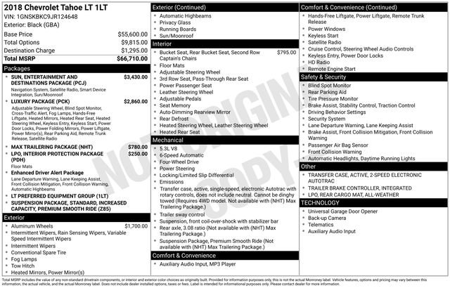 Used 2018 Chevrolet Tahoe LT image 7