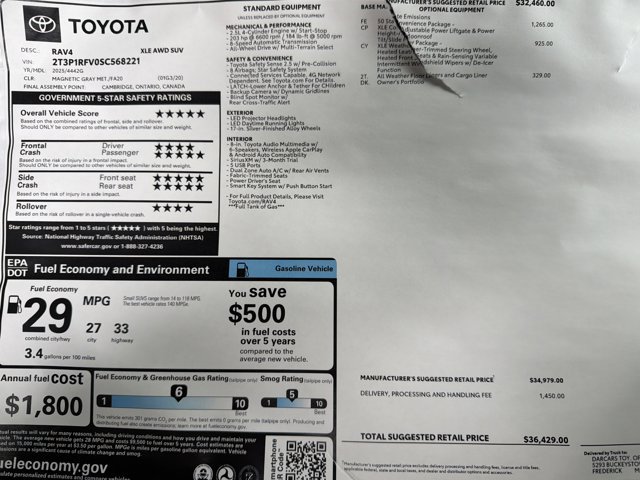 New 2025 Toyota RAV4 XLE image 25