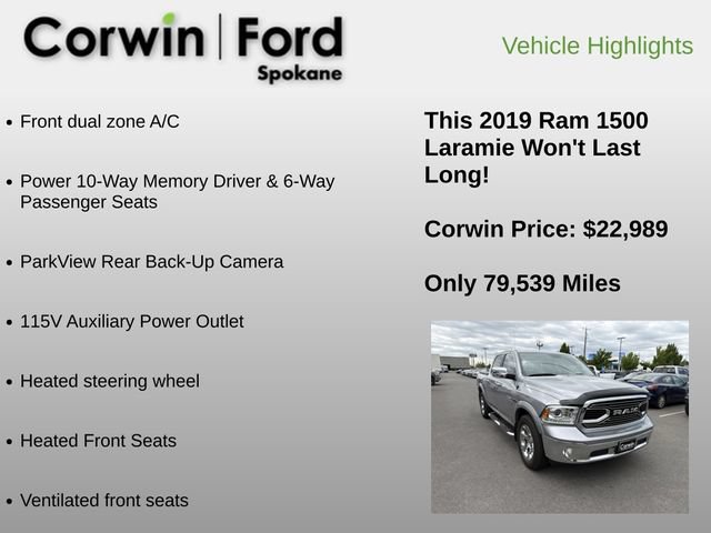 Used 2019 RAM 1500 Laramie RWD image 6