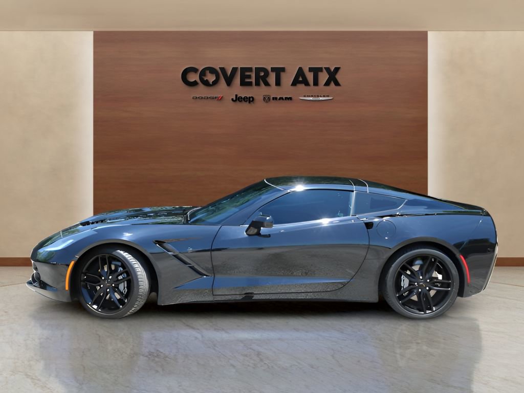 Used 2019 Chevrolet Corvette Stingray Coupe w/ Carbon Flash Badge Package RWD image 2