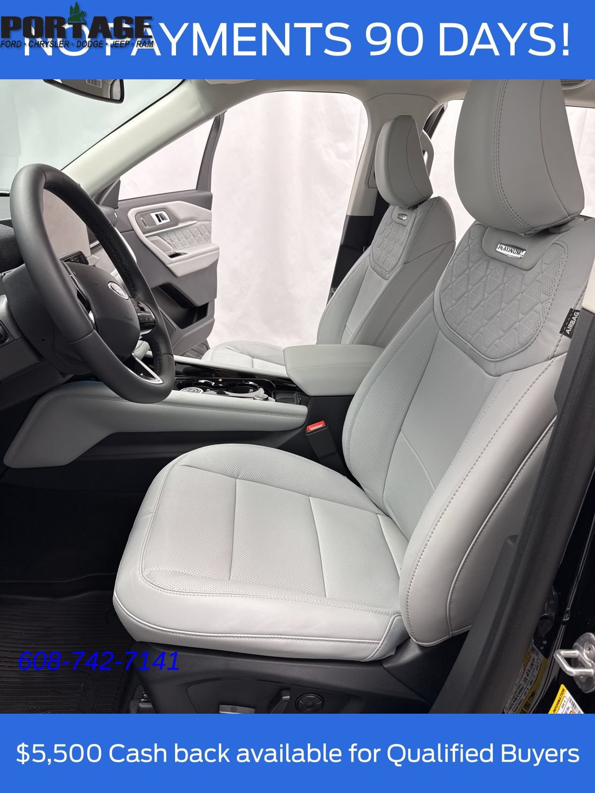 New 2026 Ford Explorer Platinum w/ LUX Leather Package AWD/4WD image 8