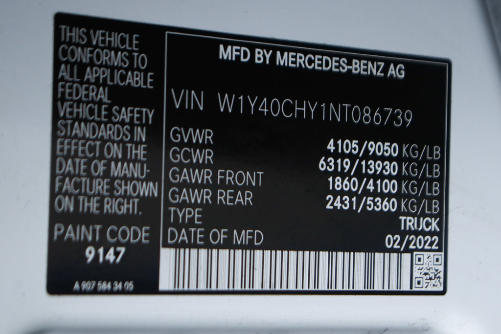 Used 2022 Mercedes-Benz Sprinter 2500 image 44