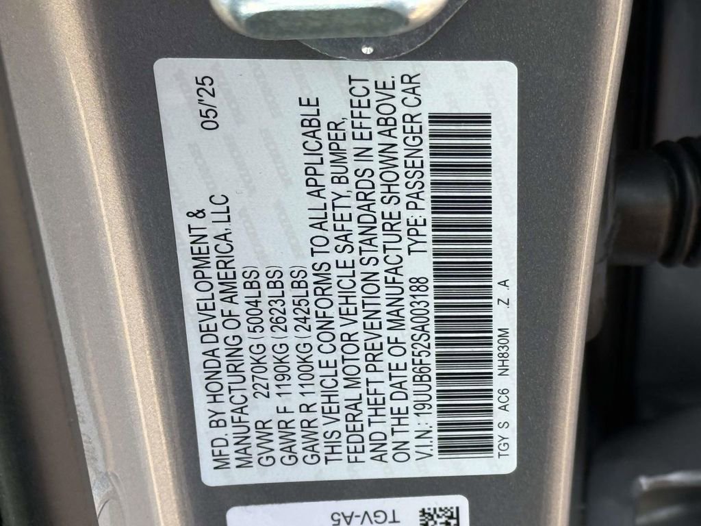 Certified 2025 Acura TLX SH-AWD w/ A-SPEC Pkg image 31