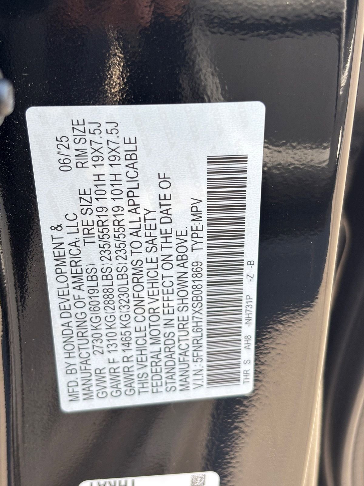 Used 2025 Honda Odyssey Sport-L image 34