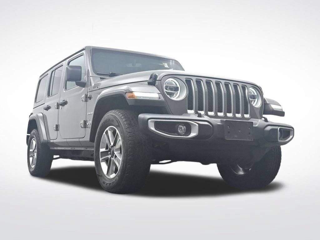 Used 2022 Jeep Wrangler Unlimited Sahara w/ LED Lighting Group AWD/4WD image 32