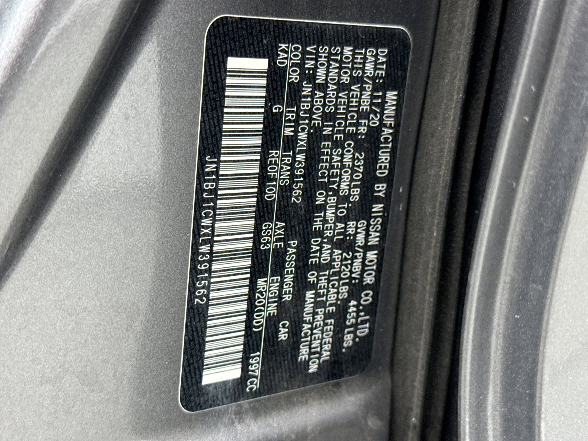 Used 2020 Nissan Rogue Sport SV w/ Technology Package image 12