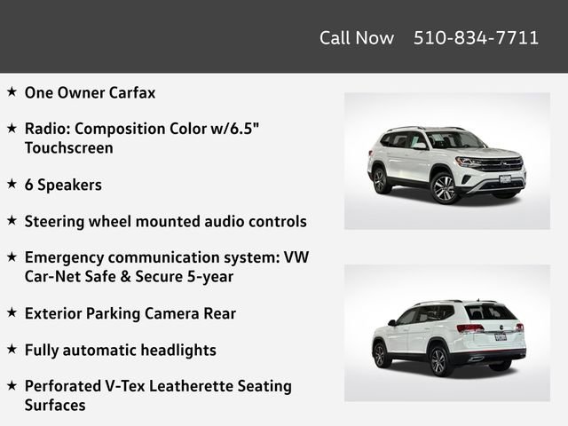 Certified 2023 Volkswagen Atlas SE AWD/4WD image 4