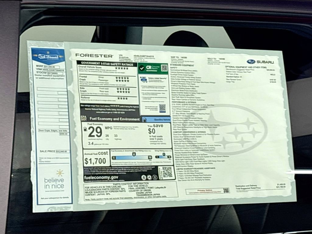 New 2026 Subaru Forester image 23