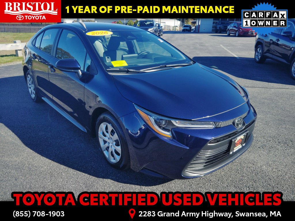 Certified 2026 Toyota Corolla LE FWD image 1