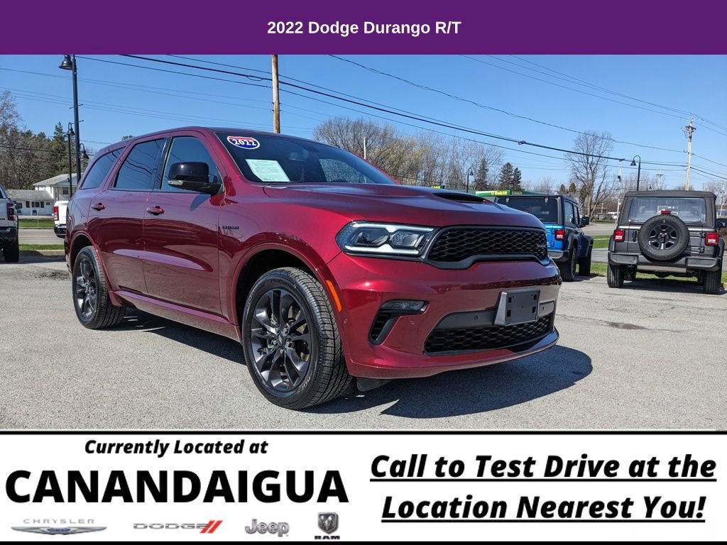 Used 2022 Dodge Durango R/T w/ Blacktop Package