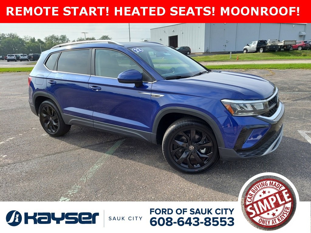 Used 2022 Volkswagen Taos SE w/ Panoramic Sunroof Package image 1