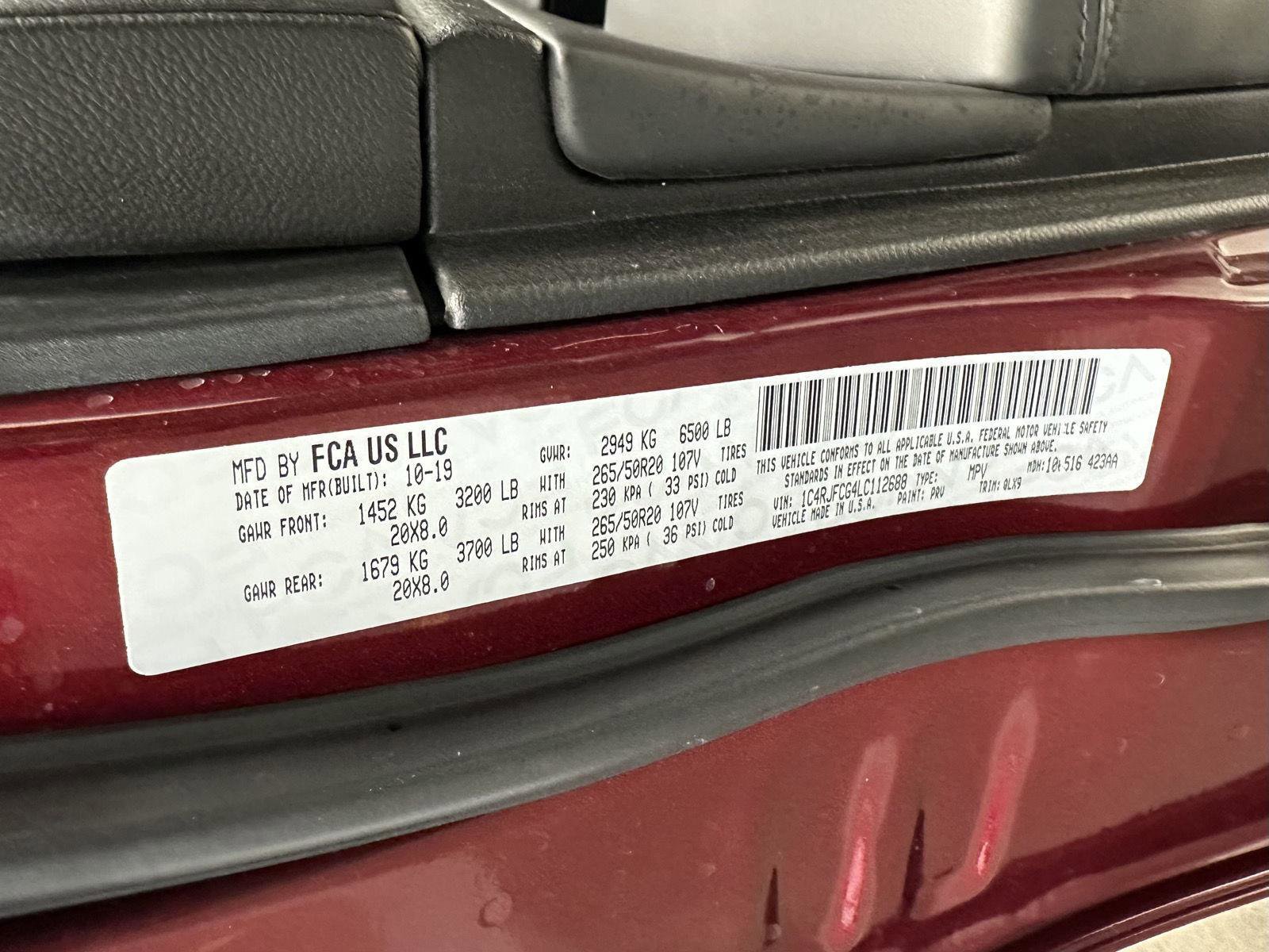 Used 2020 Jeep Grand Cherokee High Altitude image 16