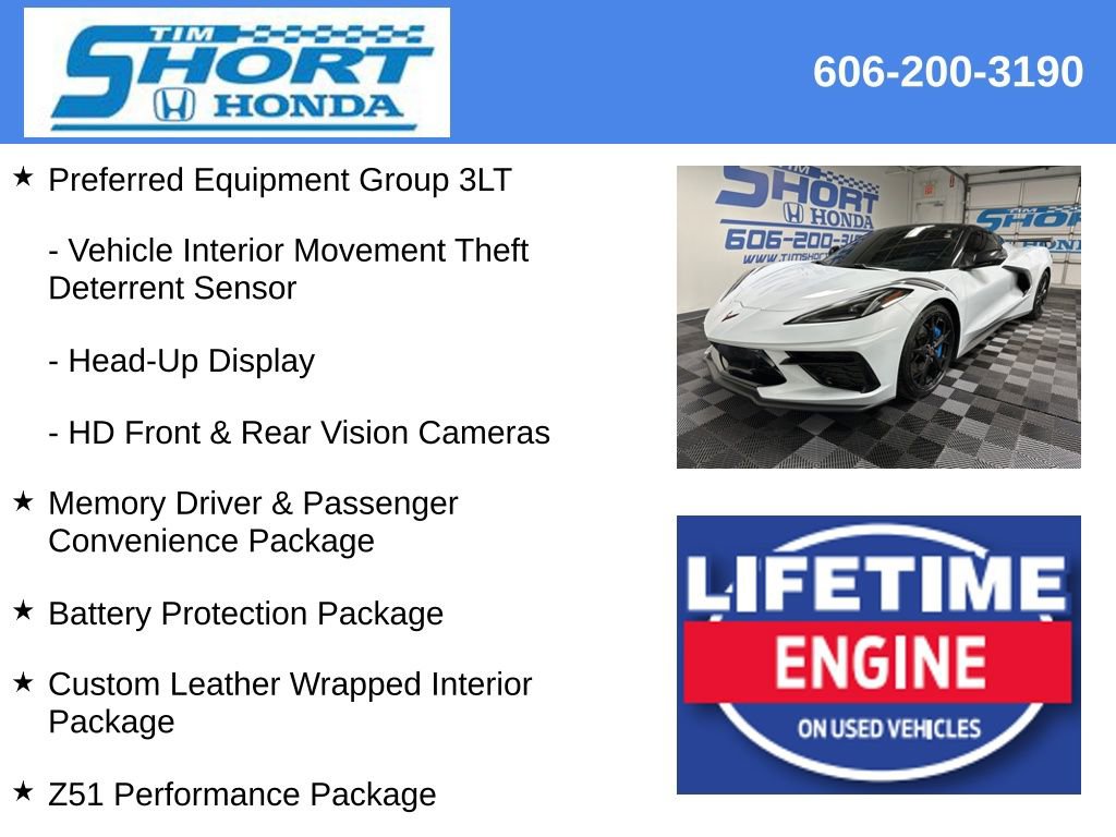 Used 2021 Chevrolet Corvette Stingray Premium Conv w/ Z51 Performance Package image 16
