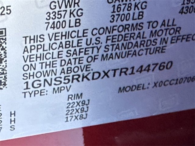 New 2026 Chevrolet Tahoe RST w/ Comfort Package image 21