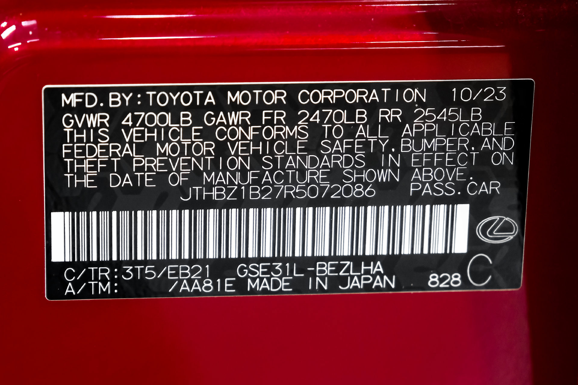 Used 2024 Lexus IS 350 F Sport RWD image 57