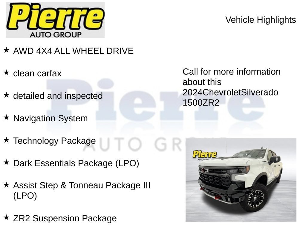 Used 2024 Chevrolet Silverado 1500 ZR2 AWD/4WD image 7