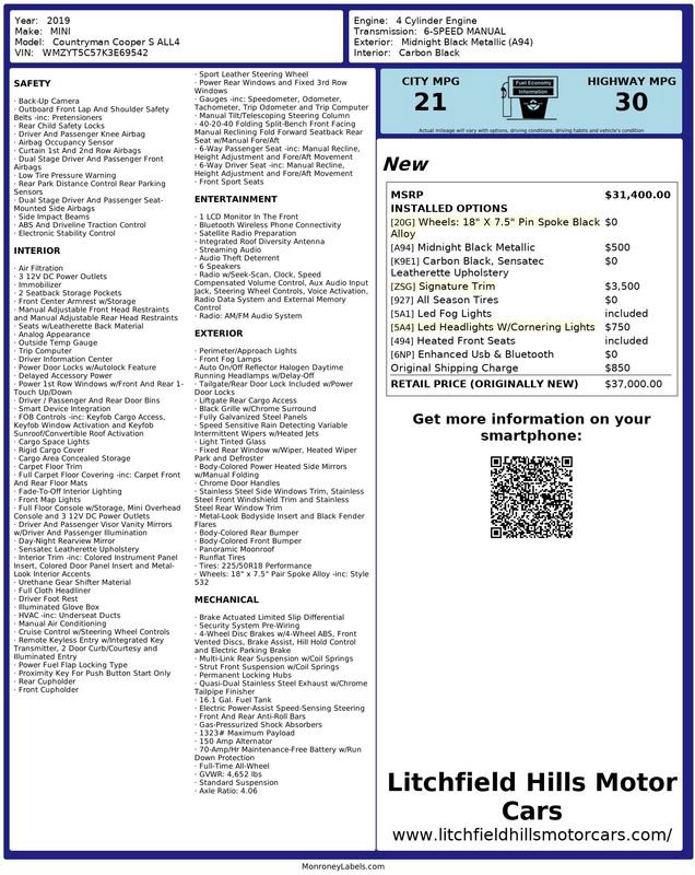 Used 2019 MINI Cooper Countryman S image 3