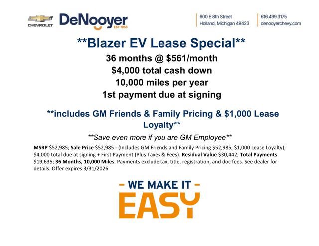 New 2025 Chevrolet Blazer EV LT image 2