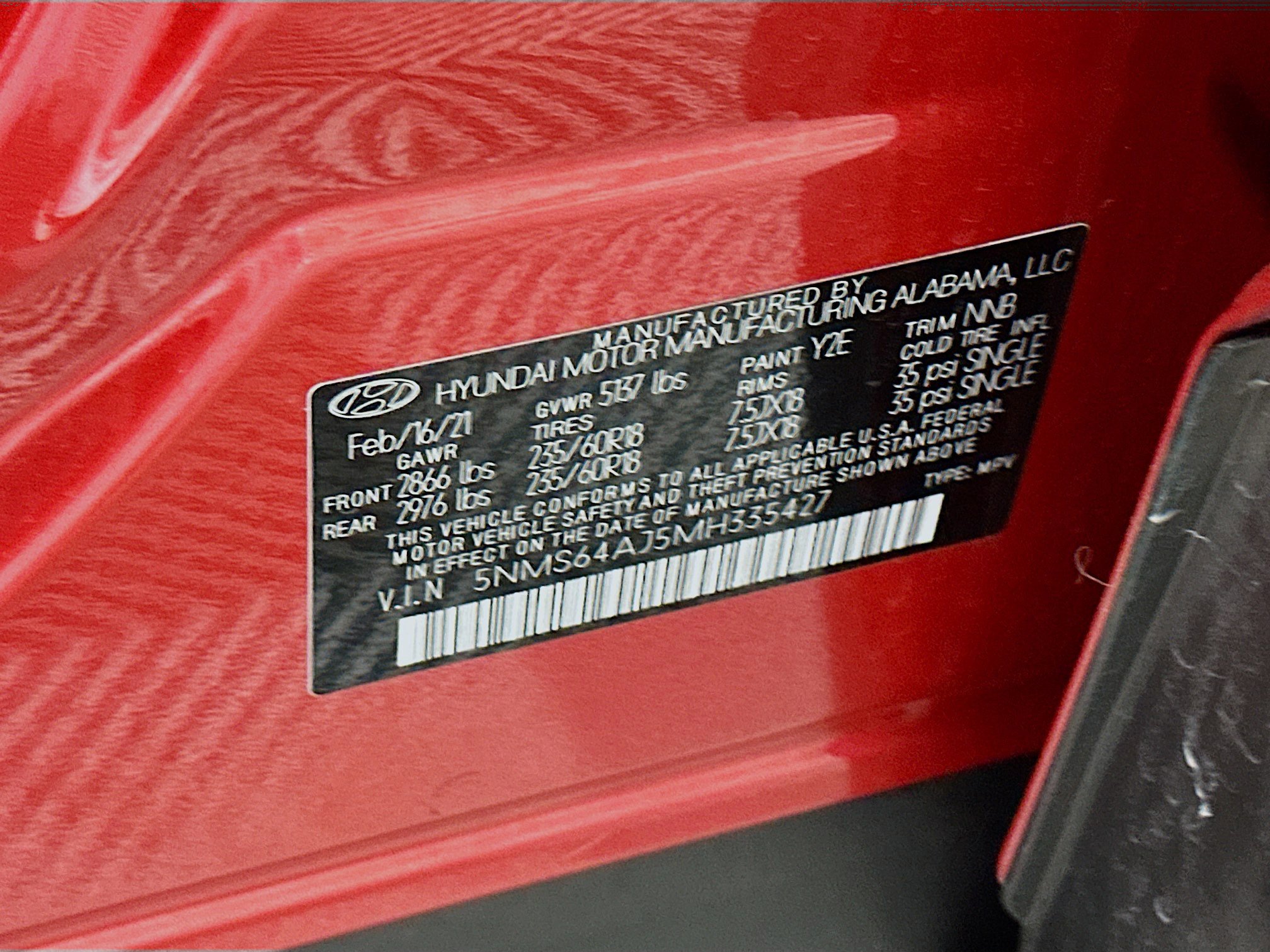 Certified 2021 Hyundai Santa Fe SEL w/ Convenience Package image 31