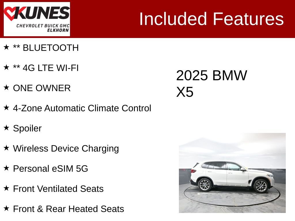Used 2025 BMW X5 xDrive50e image 3